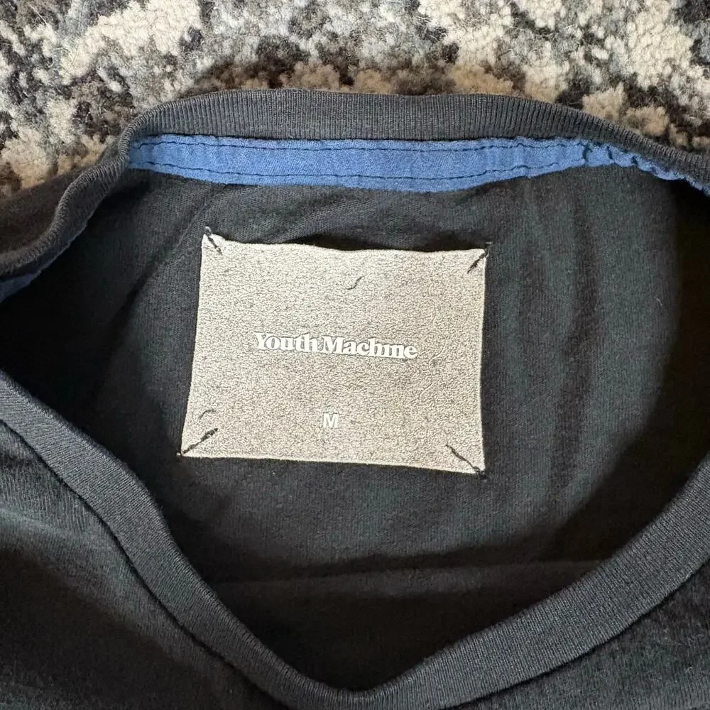 Youth Machine Acid‎ House Black T Shirt Men’s Sz M Preowned